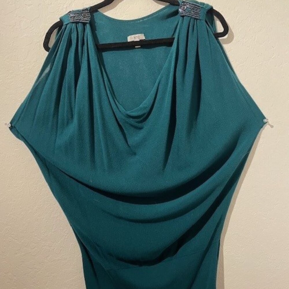 Cache Emerald Green Sleeveless Sweater